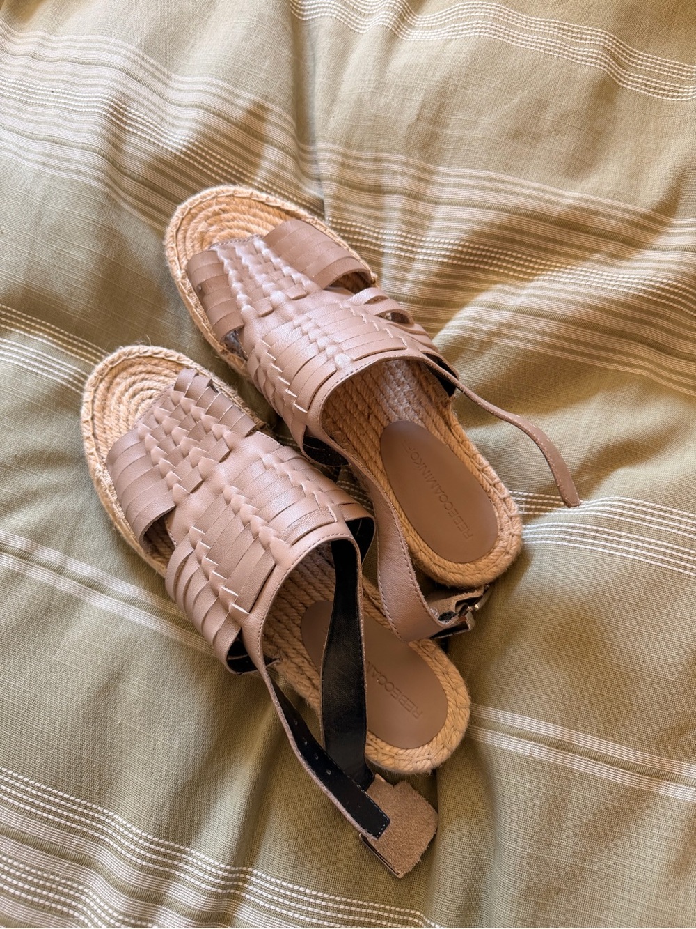 Rebecca Minkoff Gabriel Woven Slingback Espadrille Sandals